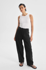Charlie Cargo Pant - Black