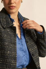 Plume Jacket - Midnight Check