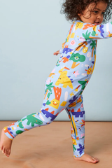 Long Sleeve Romper - Dino Days