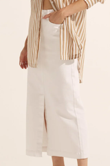 Meridan Skirt - Porcelain