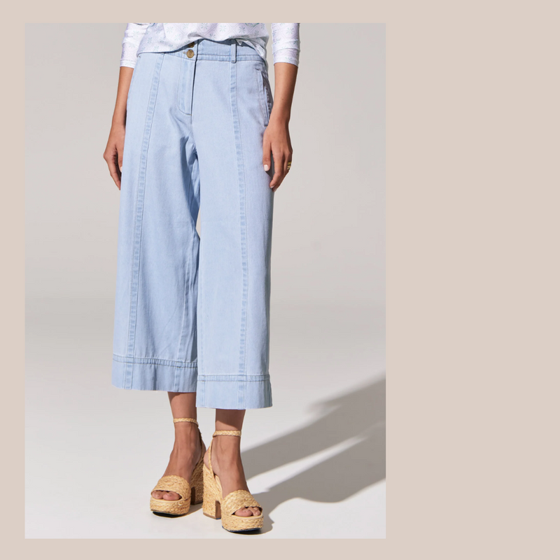 Miley Denim Pant - Light Blue