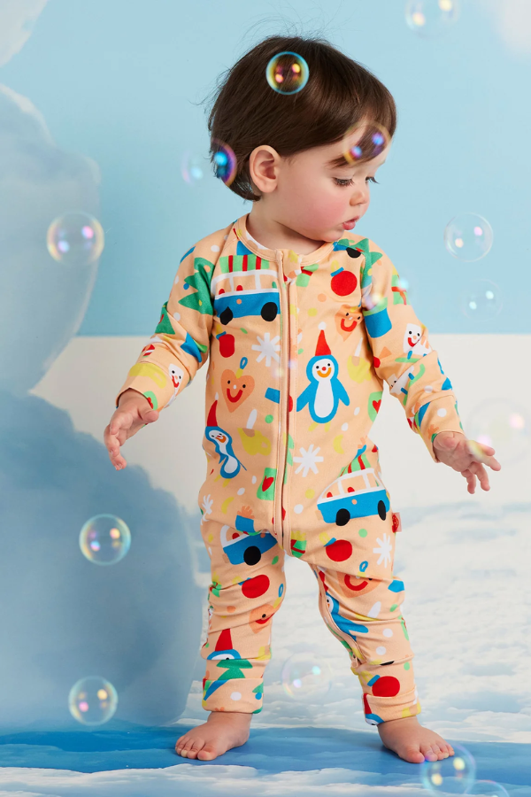 Long Sleeve Romper - Twinkle Town