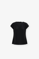 Aurora Silk Top - Black