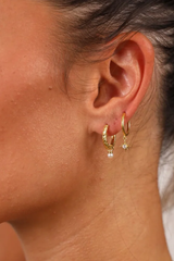 Solene Earring - Gold/Pearl
