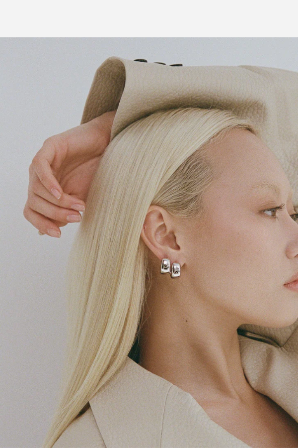 Blob Huggies - Silver