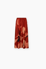 Astra Skirt - Poppy Print
