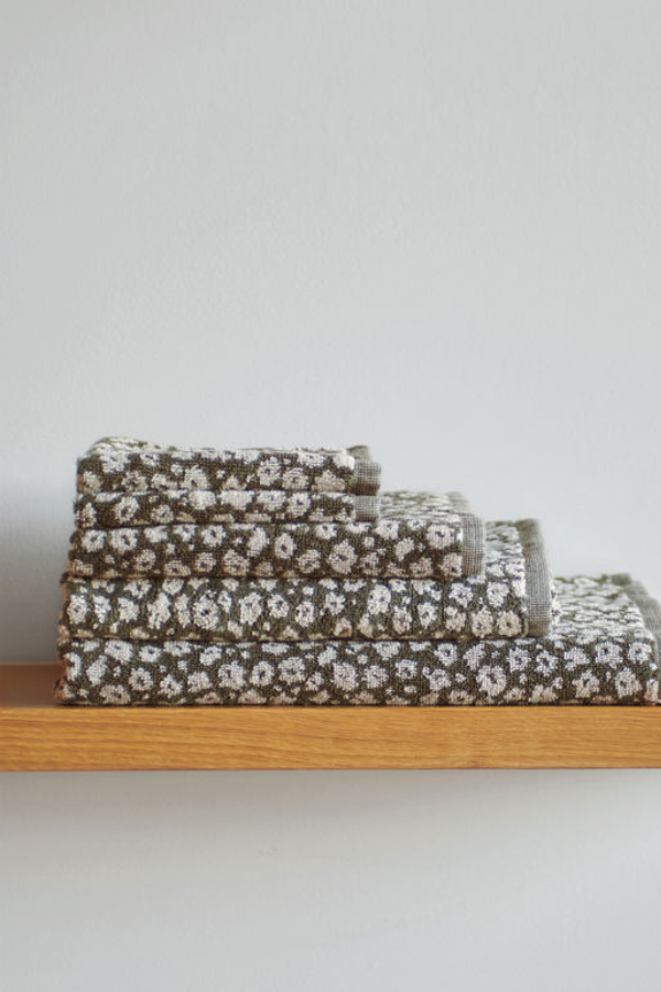 Forget Me Not Organic Face Cloth - Olive