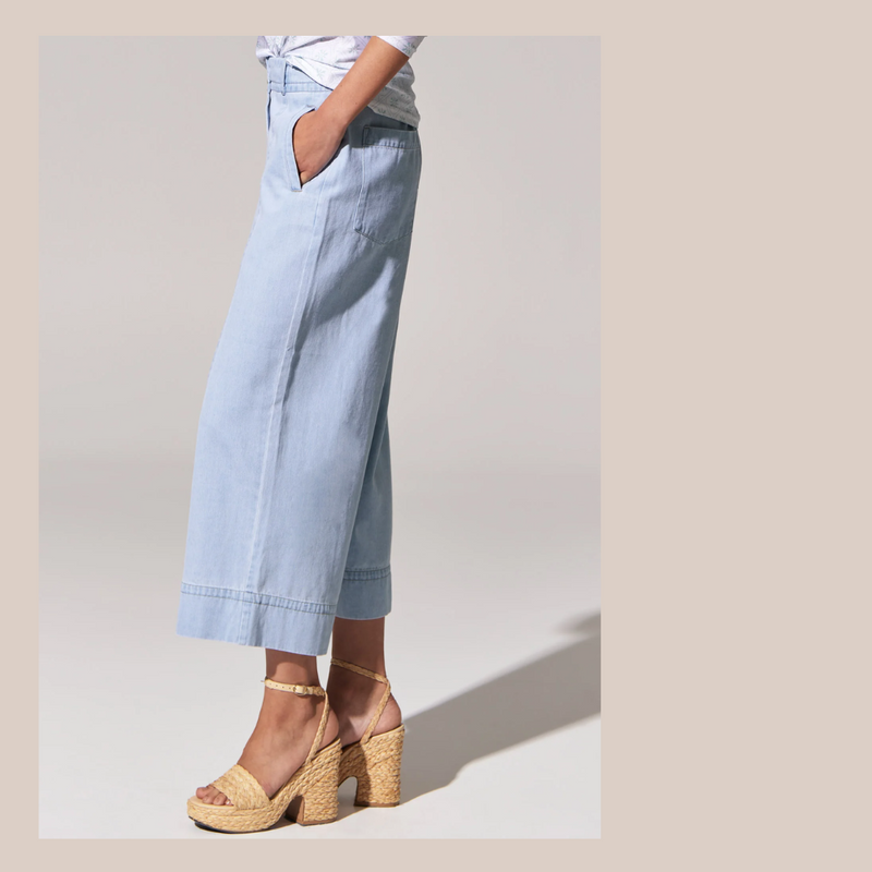 Miley Denim Pant - Light Blue