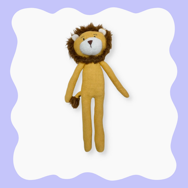 Large Eco Knitted Toy - Lion