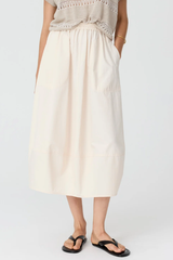 Alma Barrel Skirt - Pebble