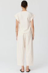 Alma Barrel Pant - Pebble