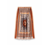Rosealee Printed Midi Skirt - Tattoo