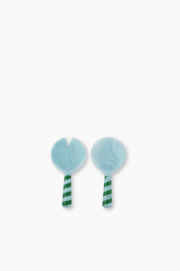 Resin Salad Servers - Stripe