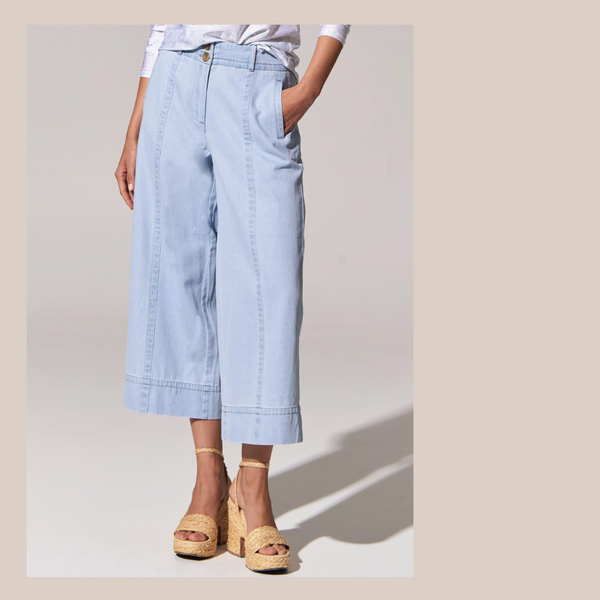 Miley Denim Pant - Light Blue