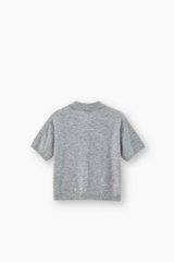 Boundless Polo Knit - Soft Grey