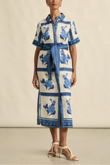 Roam Dress - Azure Collage