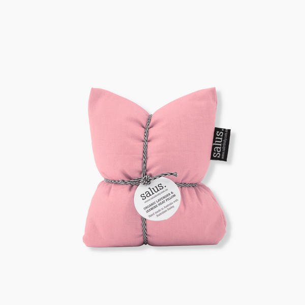 Organic Lavender & Jasmine Heat Pillow - Dusty Pink