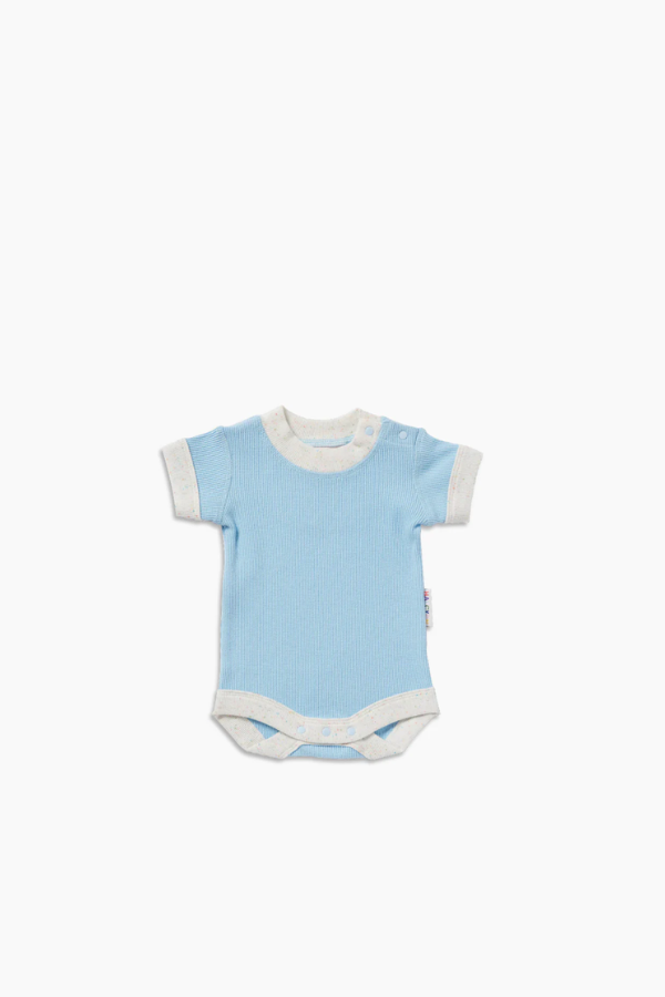 Organic Short Sleeve Body Suit - Hush