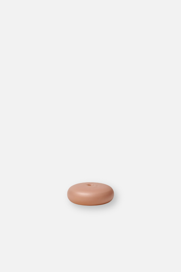 Frosted Glass Holder Small - Brown