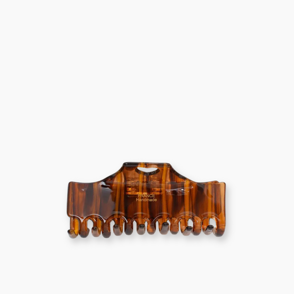 Stripe Claw Hair Clip - Tortoise