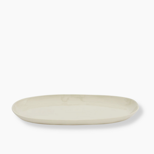 Chalk Oval Plate - Medium