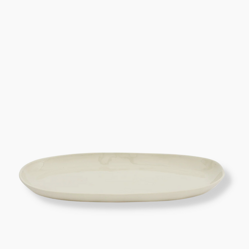 Chalk Oval Plate - Medium
