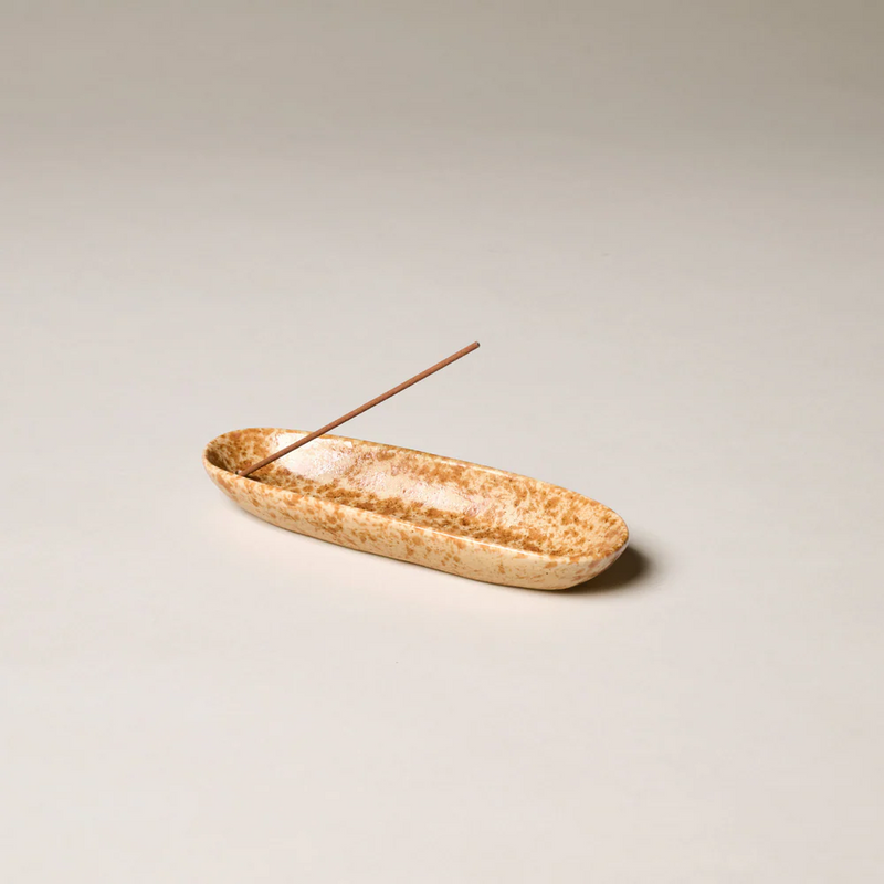 Collector Incense Holder - Brown Speckle