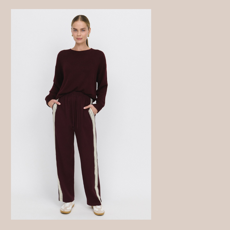 Panarea Trackpant - Plum