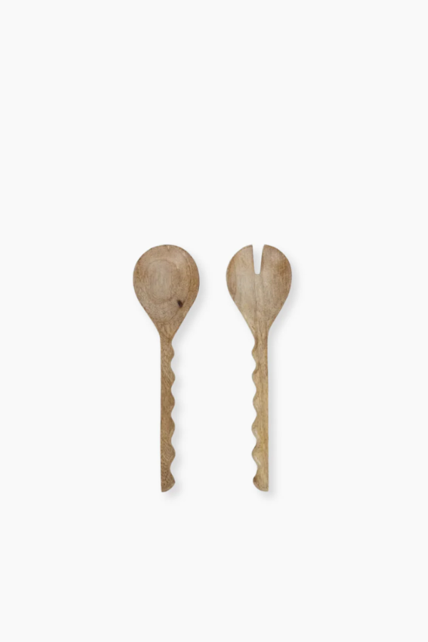 Wood Salad Servers
