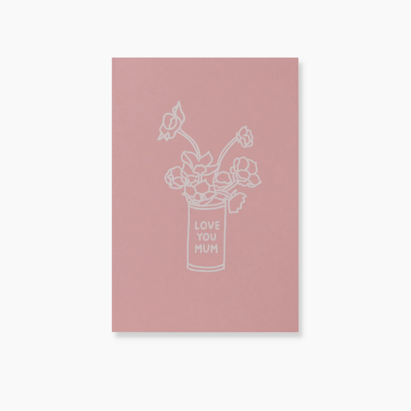 Vase Mum Card