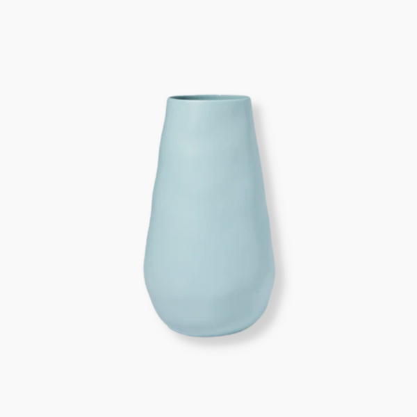 Light Blue Teardrop Vase - Large