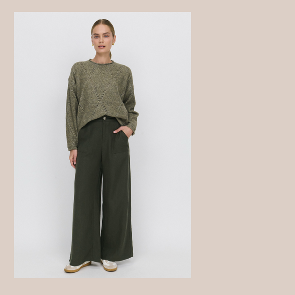 Osko Pant - Khaki