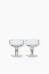 Coupe Glass - Tangerine