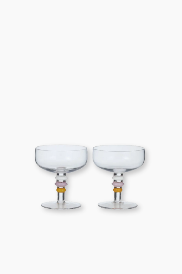 Coupe Set - Set of 2 / Tangerine