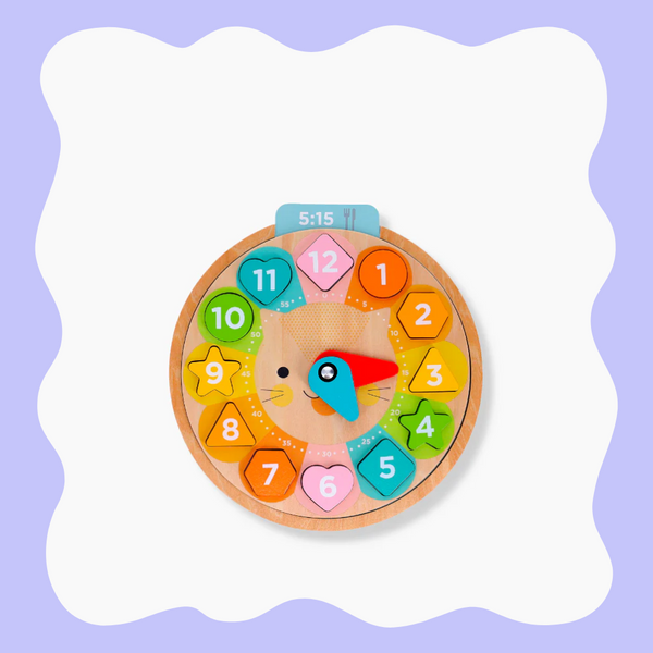 Multi Language Learning Clock Puzzle