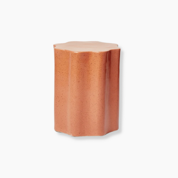 Wave Side Table - Speckle Clay
