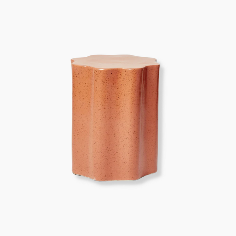 Wave Side Table - Speckle Clay