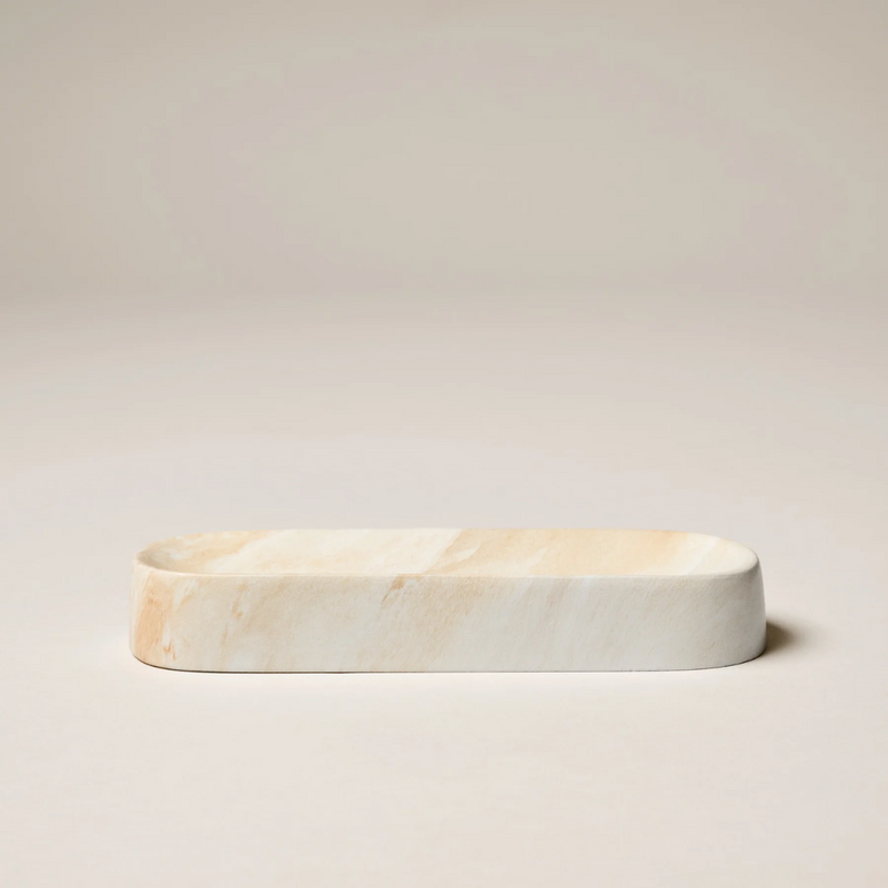 Ceramic Incense Holder - White