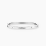 Dylan Bangle - Silver Clear