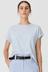 Mast Tee - Blue Stripe