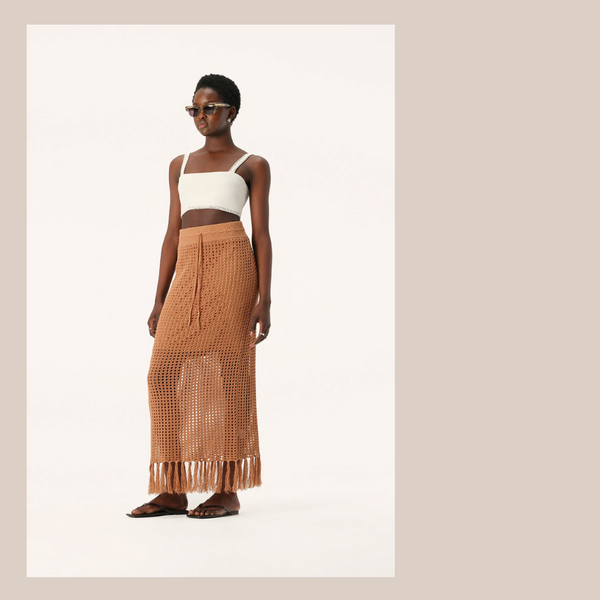 Martinez Knit Skirt - Camel