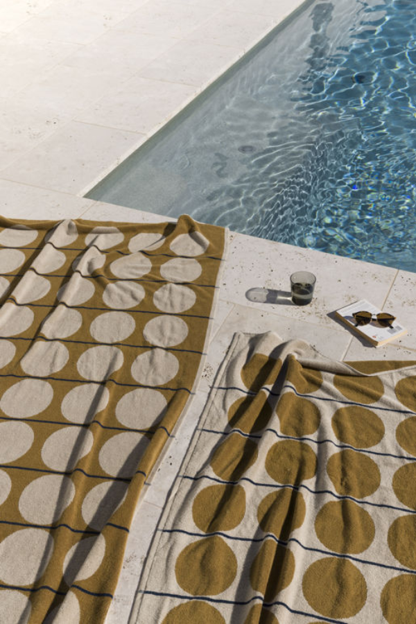 Abacus BeachTowel - Oyster & Kumara