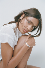 Dylan Bangle - Plain Silver