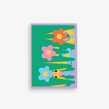 Fold Out Card - Garden Cat