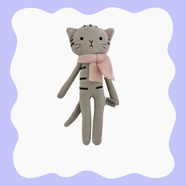 Large Eco Knitted Toy - Cat