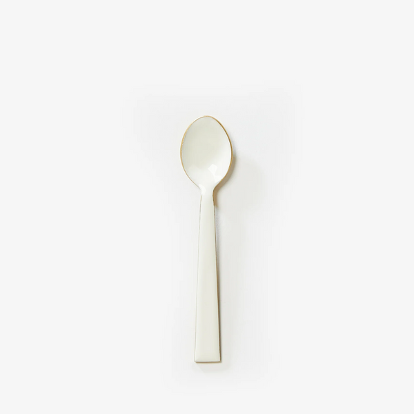 Enamel Teaspoon - White