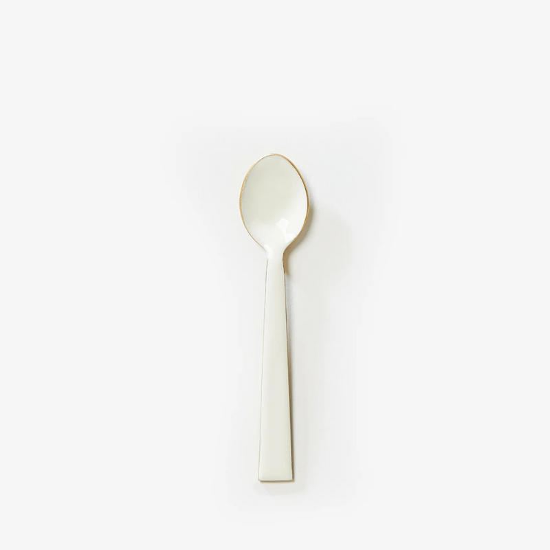 Enamel Teaspoon - White