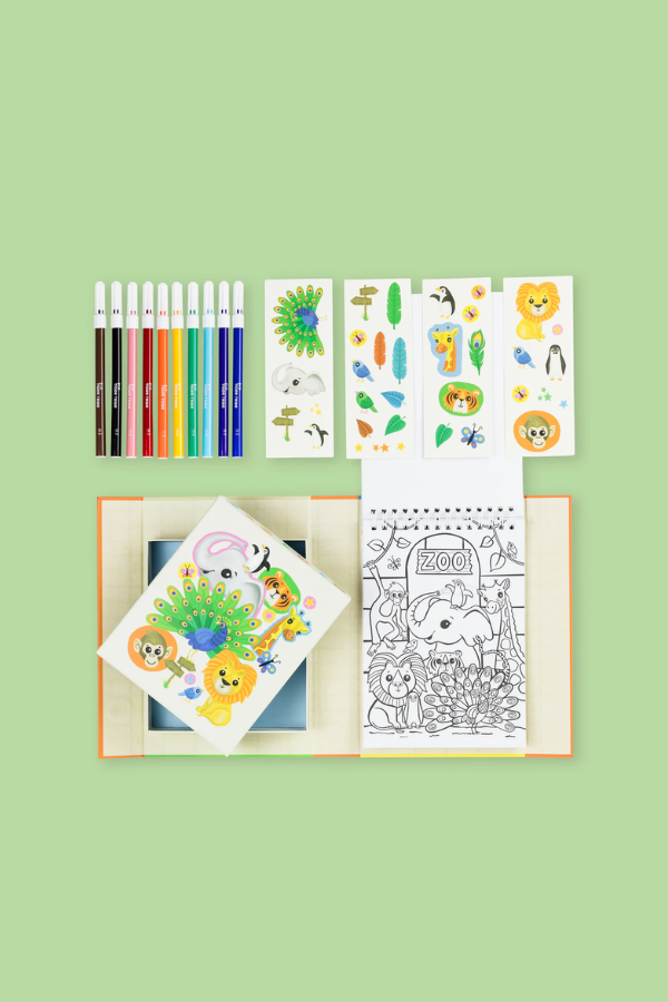 Colouring Set - Zoo