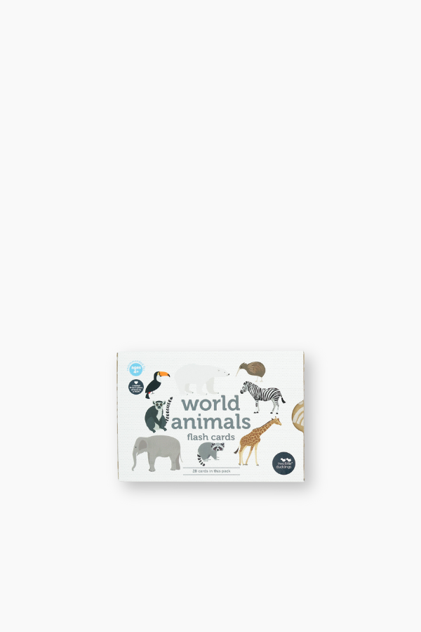 World Animal Flash Cards