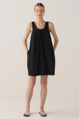 Zoey Dress - Black Dot